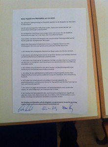 Oster-Appell von Weinböhla. Quelle: privat