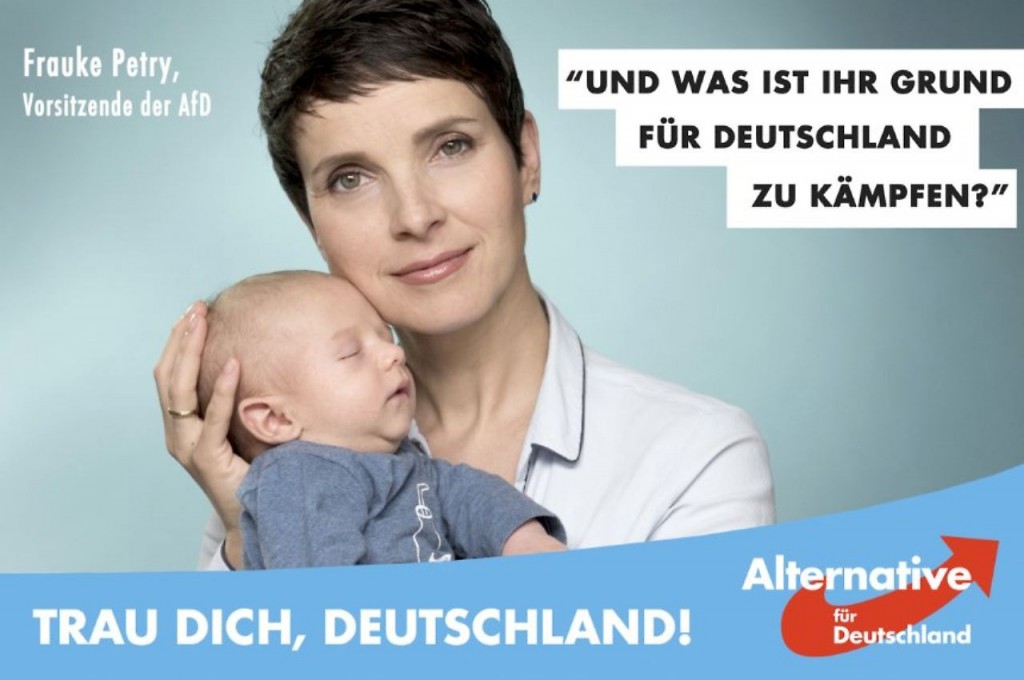Frauke Petry & Ferdinand. Quelle: afd.de Frauke Petry & Ferdinand. Quelle: afd.de